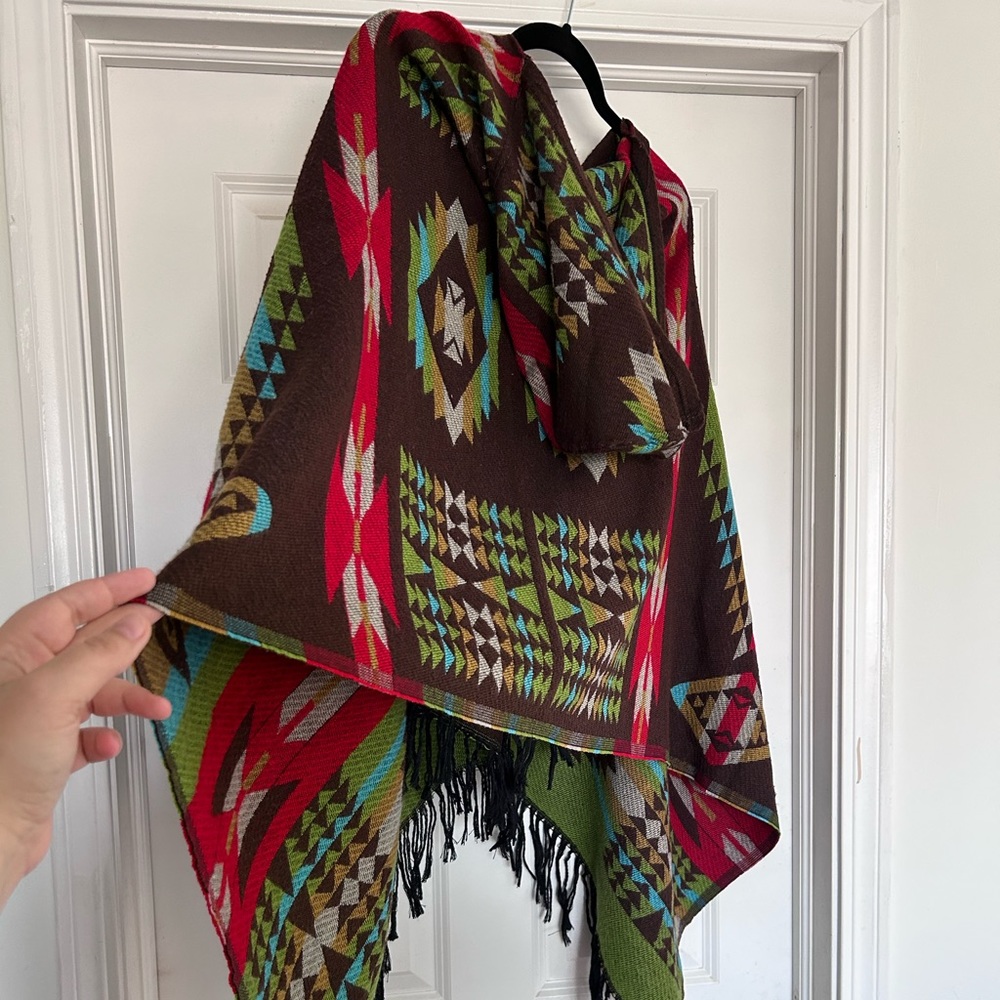 Hooded Poncho - image 2